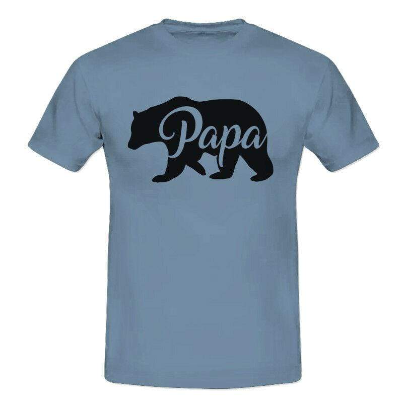 Papa Bear Funny Humours Fathers Day Dad Daddy T-Shirts S-XXL Perfect Gift