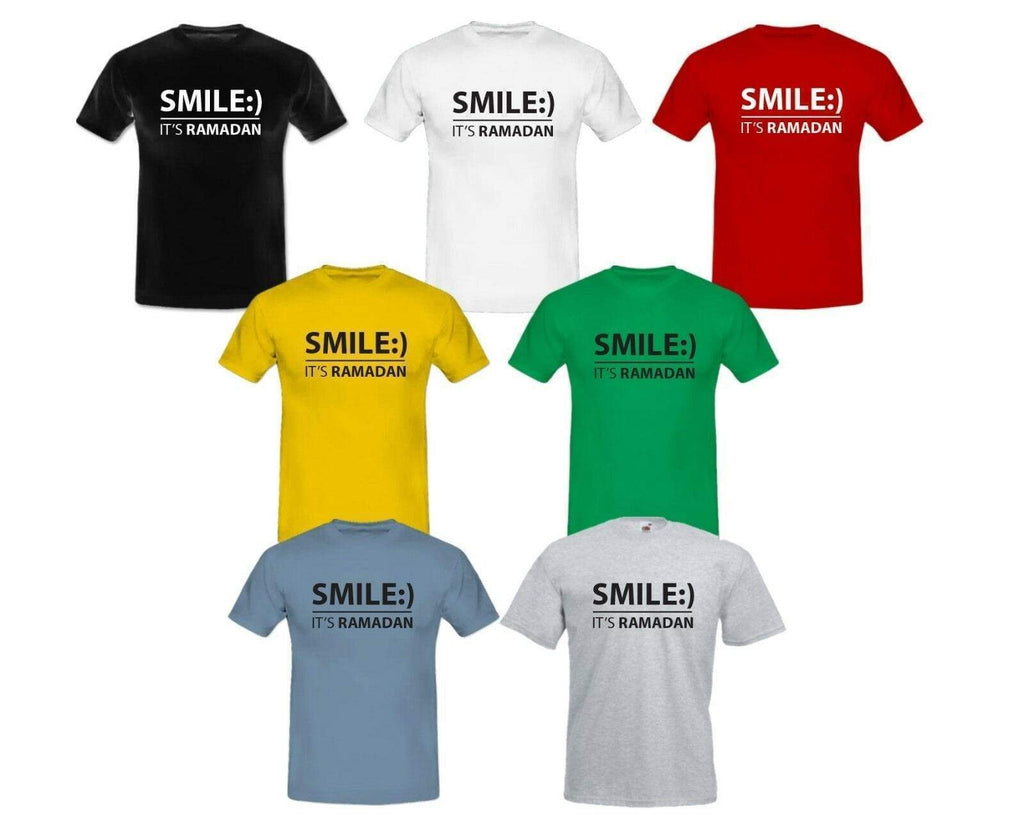 Smile Its Ramadan Islamic Remembrance Funny Humours T-Shirts S-XXL Perfect Gift