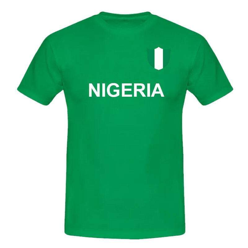 2018 FOOTBALL WORLD CUP MEN'S LADS BOYS SOCCER TEAM NIGERIA T-SHIRTS Sizes S-XXL