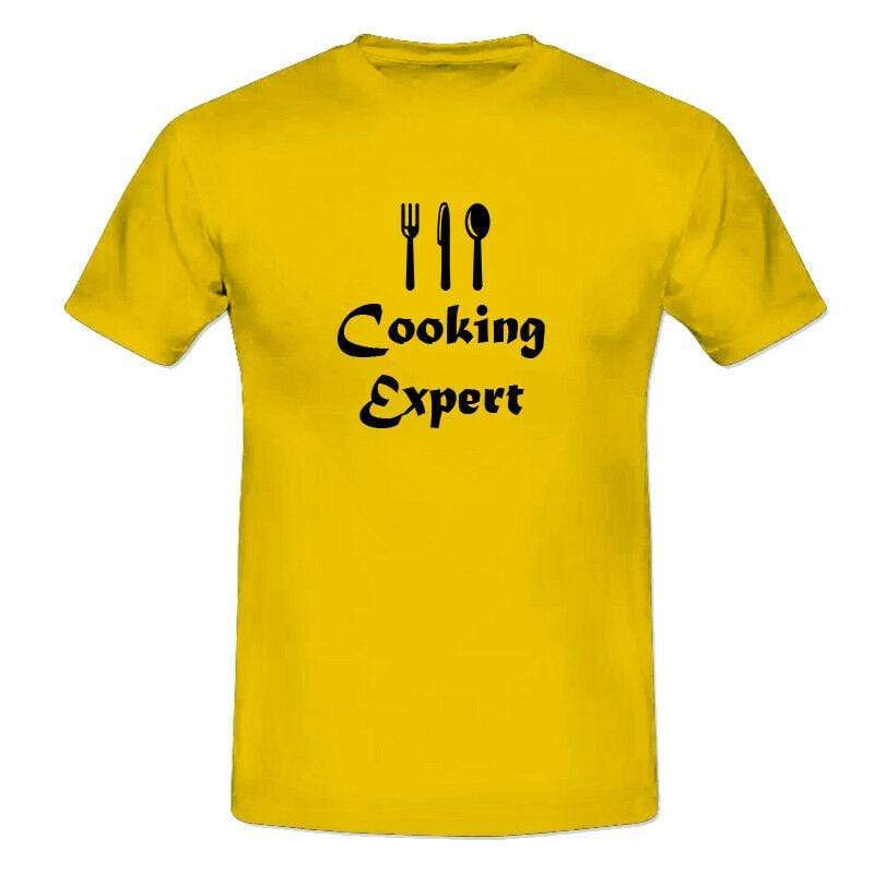 Men's Lads Cooking Expert Funny Humours Chef  T-Shirts S-XXL Perfect Gift 2