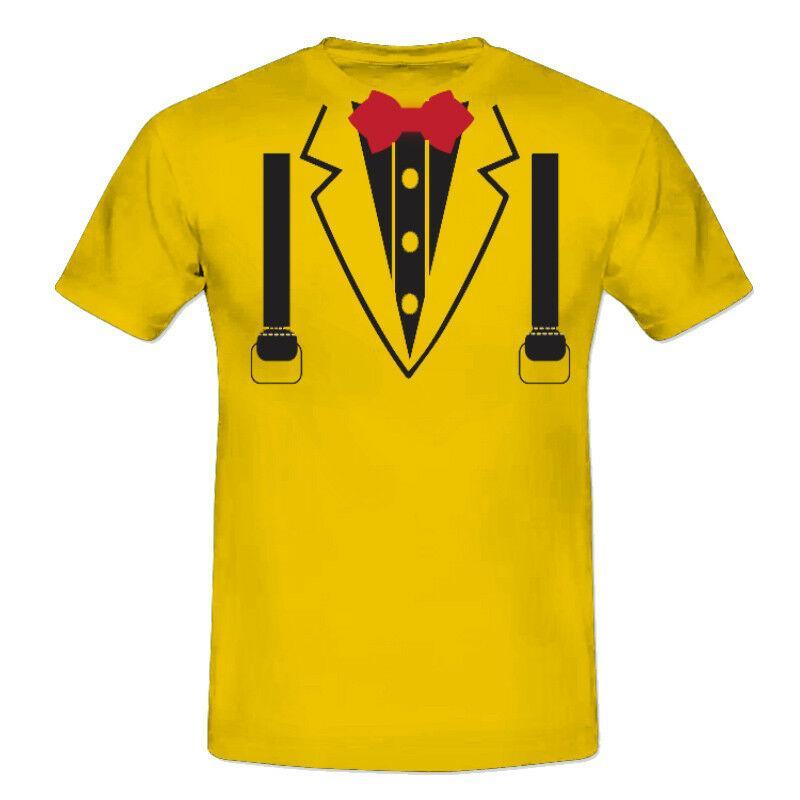 Tuxedo 5 Men's Funny Halloween Scary Fancy Dress Party Horror T-Shirts S-XXL